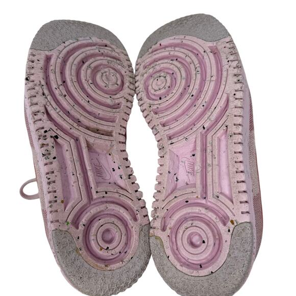 Nike Air Force 1 Crater Flyknit Pink Glaze Women’s 9 Sneakers DC7273-600 - Picture 7 of 9